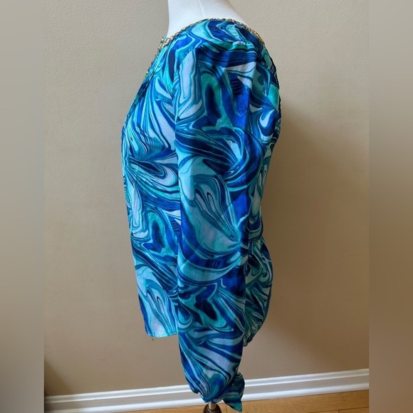 NWT Lilly Pulitzer Blouse, Size XS, Retail $168 - Picture 2 of 5